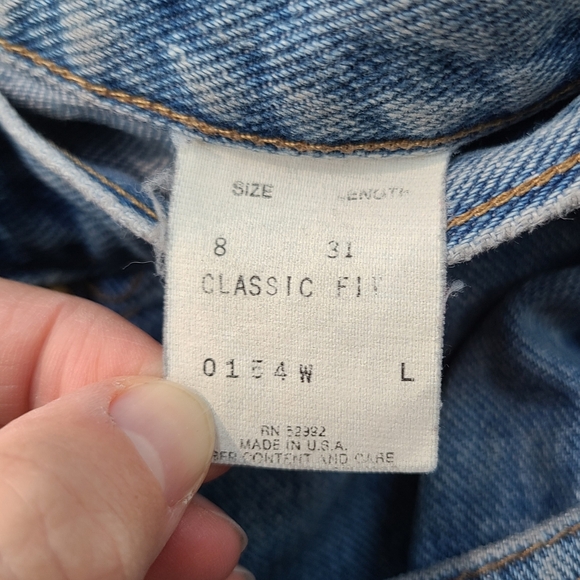 Vintage NY Line Mom Jeans Sz 8 Tapered Fit High Waist - Picture 4 of 16